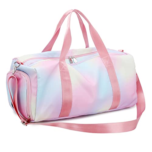 Konelia Travel Duffle Bag Sports Gym Dance Bag Weekender Overnight Bag with Dry Wet Storage Pocket & Shoe Compartment Lightweight Carryon Tote Handbag Yoga Bag for Women Girls Konelia Travel Duffle Bag Sports Gym Dance Bag Weekender Overnight Bag with Dry Wet Storage Pocket & Shoe Compartment Lightweight Carryon Tote Handbag Yoga Bag for Women Girls