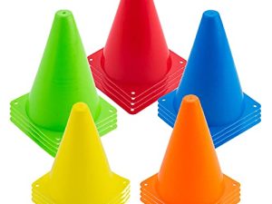 OJYUDD 20 PCS 7 Inch Sports Training Cones