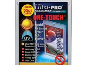 5 Ultra Pro 55pt Magnetic Card Holder One Touch Cases - Holds Thick Baseball