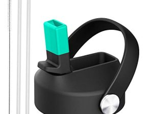 SDAMOH Straw Lid for Hydro Flask 32 40 64 oz Wide Mouth Sports Water Bottle
