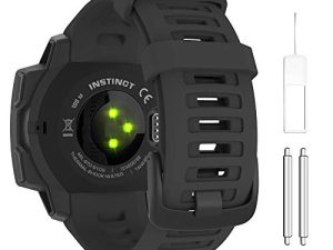 MoKo Watch Strap Compatible with Garmin Instinct Esports/Solar/Tactical/Tide Military Watch