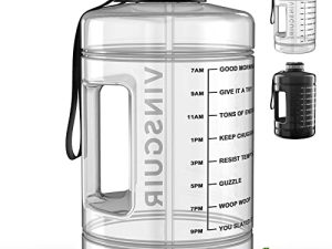 VINSGUIR New Version 1 Gallon Water Bottle