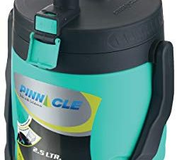 Reusable Insulated Water Jug – 85oz Leakproof Portable Water Jug – Insulated Water Jug with Spout – Insulated Half Gallon Water Bottle – Insulated Water Jug for Camping