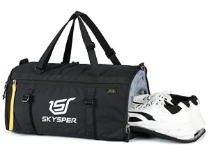 SKYSPER Small Sports Gym Bag - ISPORT30 Workout Duffle Bag with Wet & Shoe Compartment