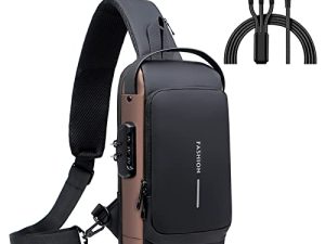LELEBEAR Anti Theft Sling Bag
