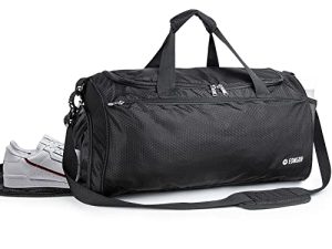 EONGOA Sports Travel Gym Bag with Shoes Compartment & Dry Storage Pocket