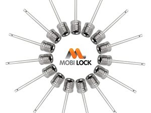 Mobi Lock Ball Pump Inflation Needle (Pack of 15) - Stainless Steel Air Pump Needles - Ideal for Blowing Up Football