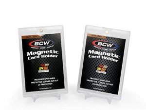 BCW Magnetic Card Holder 35 pt and 2-Piece Stand - 2 Pack