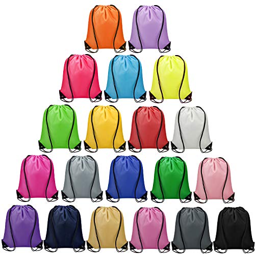 Vorspack Drawstring Backpack 20 Pieces for Party Gym Sport Trip Vorspack Drawstring Backpack 20 Pieces for Party Gym Sport Trip
