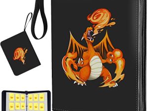 900 Pockets Card Binder /9-Pocket trayding Cards Collector Album with 50 Removable Sleeves with 900 Cards | Trading Card & Sport holder & Storage Carrying Binder for All cards of the same size as a bank card…