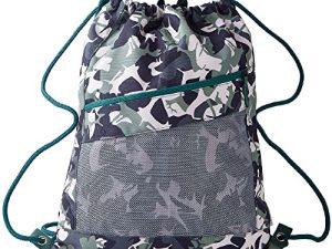 LandTrek Drawstring Backpack Gym Cinch Bag – String Backpack for Women Men Kids