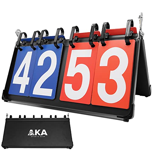 AKA Premium Sport Scoreboard/Portable-Tabletop-Flipper-Easy Flip Score Keeper AKA Premium Sport Scoreboard/Portable-Tabletop-Flipper-Easy Flip Score Keeper