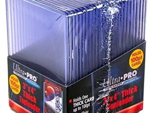 2 Ultra Pro 100pt Top Loaders - 25 100 Pt Toploaders Per Pack (50 Total) - Thick Baseball