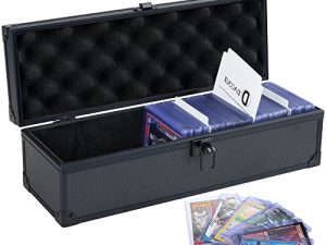 D DACCKIT Toploaders Storage Box - Hard Case for 3" x 4" 35pt Rigid Card Holders for Trading Cards & Sports Cards