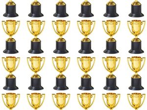 Juvale 24 Pack Mini Trophies for Kids Awards