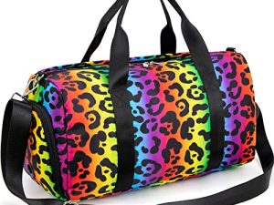 Sport Gym Duffle Travel Bag for Men Women Duffel with Shoe Compartment