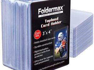 Foldermax Toploaders for Trading Card Toploader Card Holder Hard Plastic