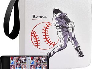Baseball Card Binder Holder Album Sleeves Book Compatible with Topps 2021
