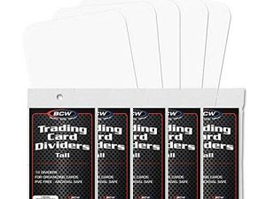 BCW Tall Trading Card Dividers - 50 ct