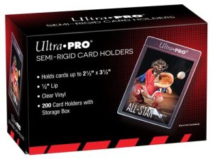 Ultra Pro Semi-Rigid 1/2" Lip Sleeves 200ct