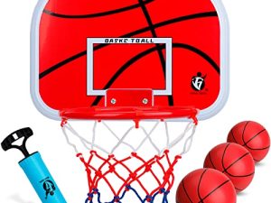 Mini Red Basketball Hoop Set
