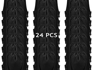 RLGPBON 24 Pack Drawstring Backpack Bulk Sport Bags Cinch Sack with String DIY Gym Sports Sackpack for Boys Girls Women Men