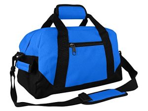 DALIX 14" Small Duffle Bag Two Toned Gym Travel Bag