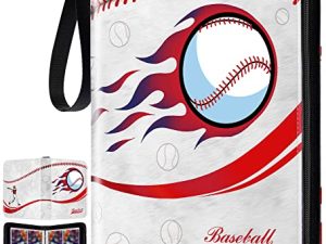 Taycase Baseball Card Binder With Sleeves - 440 Pockets Trading Card Case