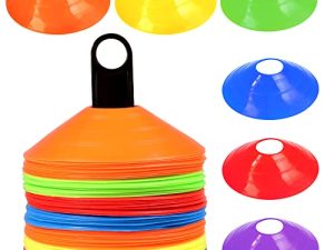 DYaprigo 60 Pcs Multicolor Soccer Cones