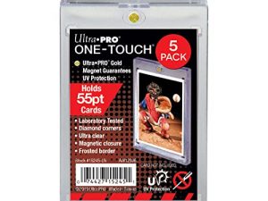 Ultra Pro 55PT UV ONE-Touch Magnetic Holder (5 Count Retail Pack)