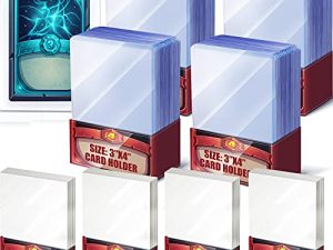 Hard Plastic Card Sleeves Loader Trading Card Protector Card Case Holder Clear Protective Sleeves Holder for Baseball Card