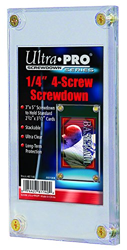 Ultra Pro 1/4" Screwdown Recessed Trading Card Holder ( Packaging May Vary ) Ultra Pro 1/4" Screwdown Recessed Trading Card Holder ( Packaging May Vary )