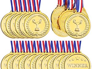 Pllieay 2 Inch Winner Medals Gold Award Medals Gold Prizes for Sports